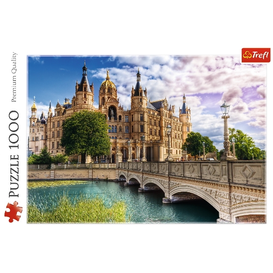 Imagine PUZZLE TREFL 1000 CASTELUL DE PE INSULA