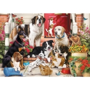 Imagine PUZZLE TREFL 1000 FORME ASCUNSE CATELUSII DRAGUTI