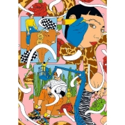 Imagine PUZZLE TREFL UFT VELVET 500 MODA FEMININA