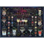 Imagine PUZZLE TREFL 500 MENIUL DE COCKTAILURI
