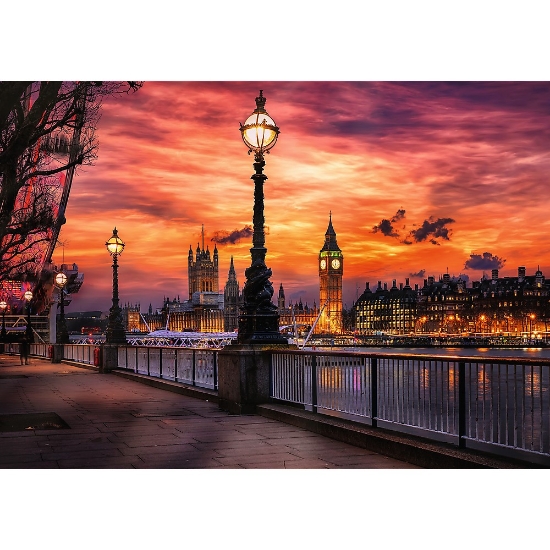 Imagine PUZZLE TREFL 1000 PREMIUM PLUS PHOTO ODYSSEY BIG BEN LONDRA