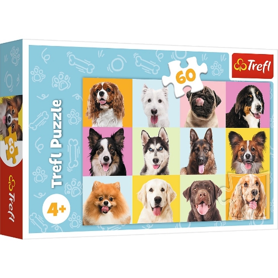 Imagine PUZZLE TREFL 60 CATEI DRAGUTI