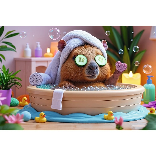 Imagine PUZZLE TREFL 160 CAPIBARA LA SPA
