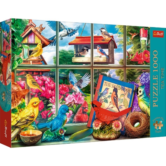 Imagine PUZZLE TREFL 1000 PREMIUM PLUS TEA TIME LUMEA PASARILOR