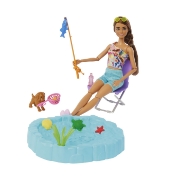 Imagine BARBIE RULOTA DE VIS CU ACCESORII 