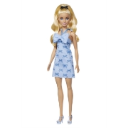 Imagine BARBIE FASHIONISTAS PAPUSA BARBIE BLONDA CU ROCHIE ALBASTRA CU FUNDITE