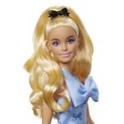 Imagine BARBIE FASHIONISTAS PAPUSA BARBIE BLONDA CU ROCHIE ALBASTRA CU FUNDITE
