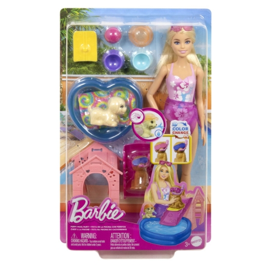 Imagine BARBIE COLOR CHANGE PETRECEREA CATELUSULUI LA PISCINA