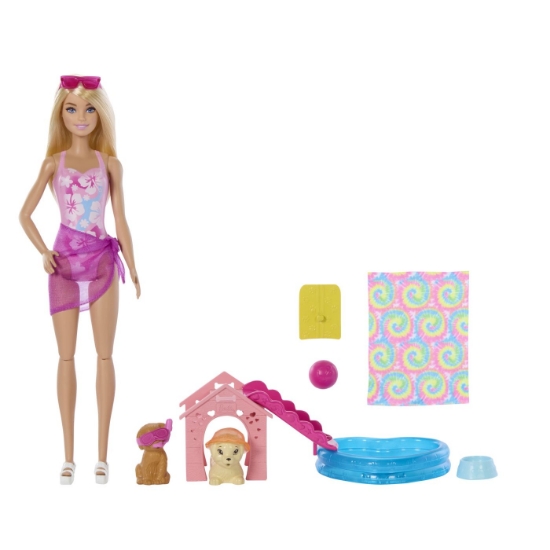 Imagine BARBIE COLOR CHANGE PETRECEREA CATELUSULUI LA PISCINA