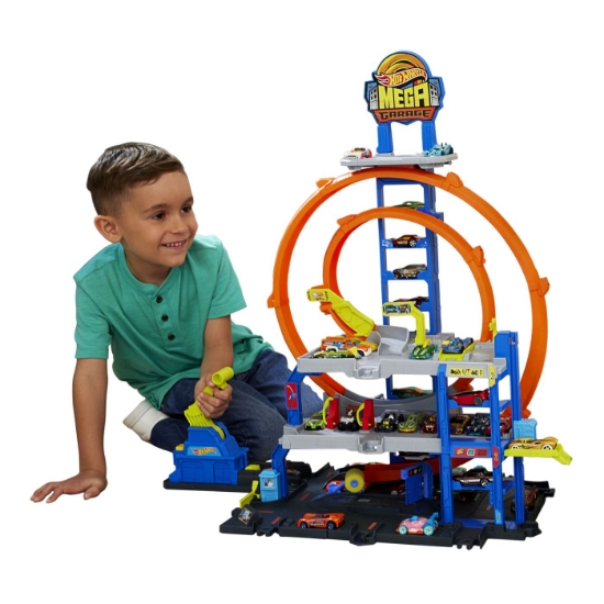 Imagine Hot Wheels City set Mega Garajul