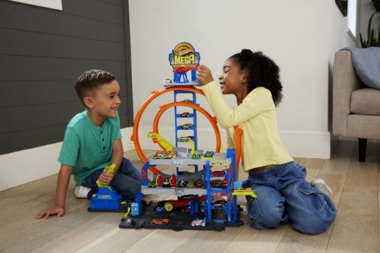 Imagine Hot Wheels City set Mega Garajul