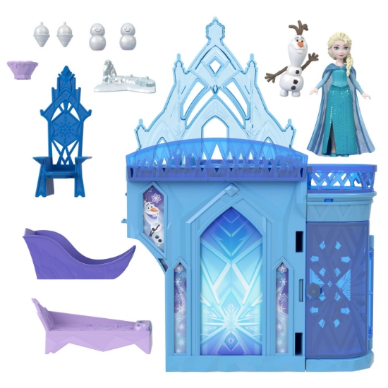 Imagine DISNEY FROZEN SET DE JOACA PAPUSA ELSA SI CASTELUL DE GHEATA CU ACCESORII