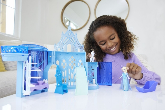Imagine DISNEY FROZEN SET DE JOACA PAPUSA ELSA SI CASTELUL DE GHEATA CU ACCESORII