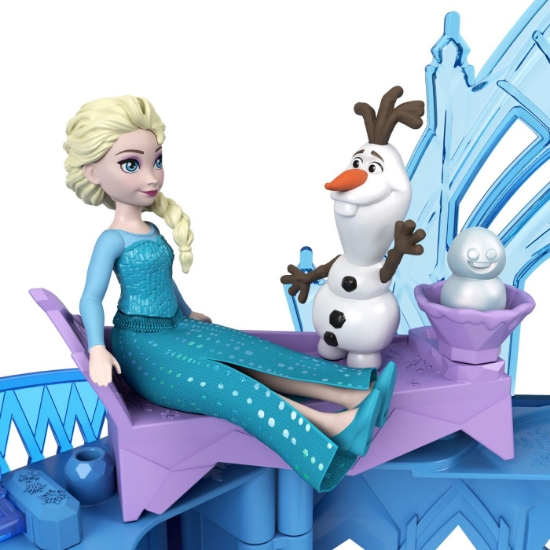 Imagine DISNEY FROZEN SET DE JOACA PAPUSA ELSA SI CASTELUL DE GHEATA CU ACCESORII