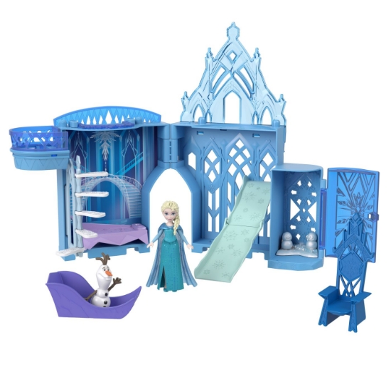 Imagine DISNEY FROZEN SET DE JOACA PAPUSA ELSA SI CASTELUL DE GHEATA CU ACCESORII