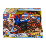 Imagine HOT WHEELS MONSTER TRUCK SHARKS VS DINOS MASINA CU TELECOMANDA TIGER SHARK CLIMBER