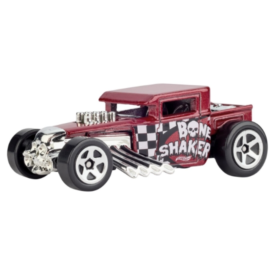 Imagine Hot Wheels set 5 mașinuțe metalice aniversare 80 de ani, scară 1:64