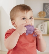 Imagine Jucarie dentitie pentru bebelusi maimutica mov