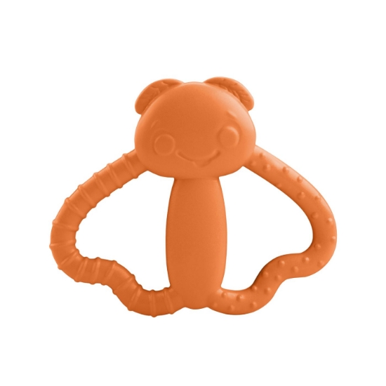 Imagine Jucarie dentitie pentru bebelusi gandacelul portocaliu