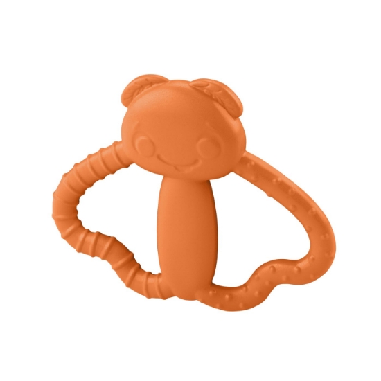 Imagine Jucarie dentitie pentru bebelusi gandacelul portocaliu