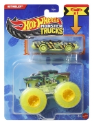Imagine Hot Wheels Monster Truck și mașinuța metalică Hotweiler