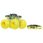 Imagine Hot Wheels Monster Truck și mașinuța metalică Hotweiler
