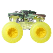 Imagine Hot Wheels Monster Truck și mașinuța metalică Hotweiler