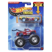 Imagine Hot Wheels Monster Truck și mașinuța metalică Ramblin Wrecker