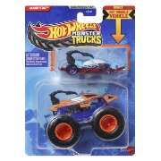 Imagine Hot Wheels Monster Truck și mașinuța metalică Scorpedo