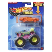 Imagine Hot Wheels Monster Truck și mașinuța metalică Rodger Dodger