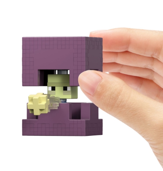 Imagine MINECRAFT CRAFT A BLOCK FIGURINA SHULKER 8CM