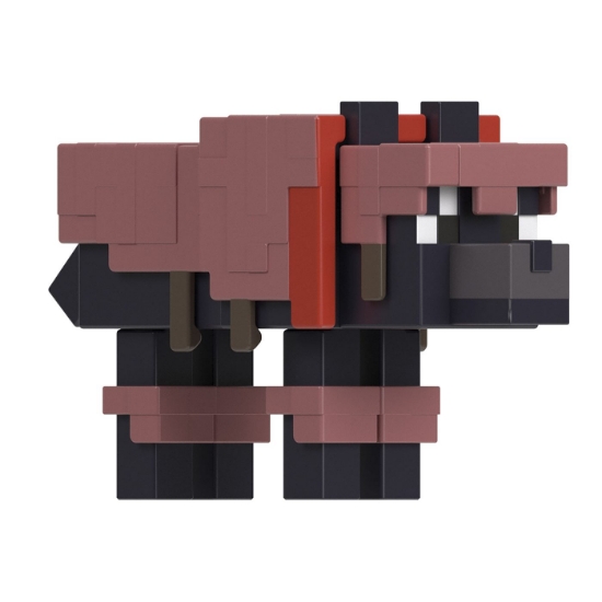 Imagine MINECRAFT CRAFT A BLOCK FIGURINA TAMED WOLF 8CM