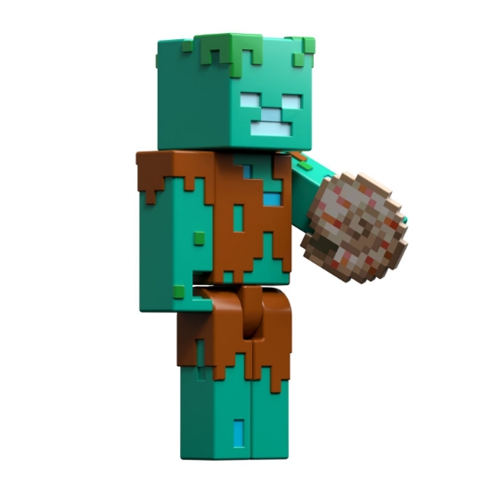 Imagine MINECRAFT CRAFT A BLOCK FIGURINA DROWNED 8CM