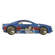 Imagine Hot Wheels mașină metalică tematică Batman Muscle Tone scara 1 la 64