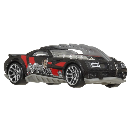 Imagine Hot Wheels mașină metalică tematică Batman Barbaric scara 1 la 64