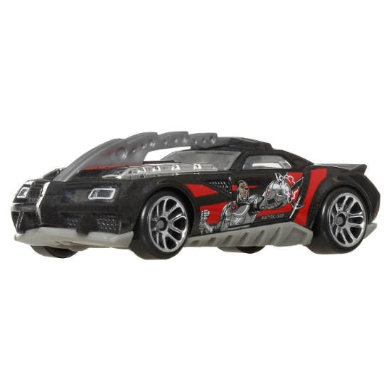 Imagine Hot Wheels mașină metalică tematică Batman Barbaric scara 1 la 64