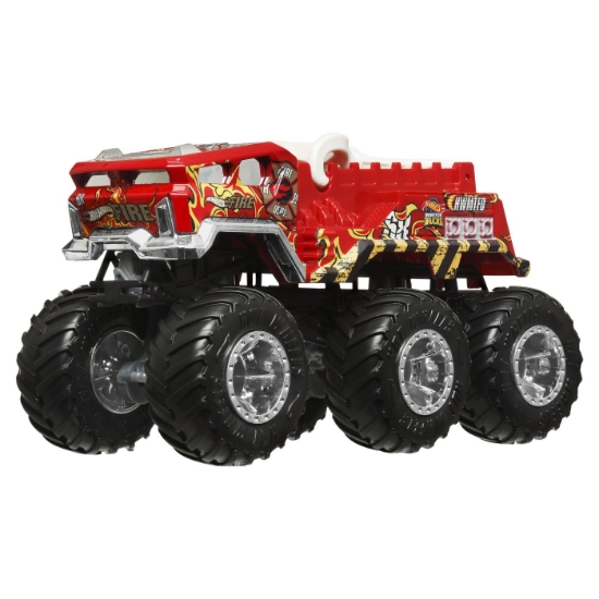 Imagine Hot Wheels Monster Truck Big Rigs mașinuța metalică cu 6 roți 5 Alarm, scară 1 la 64