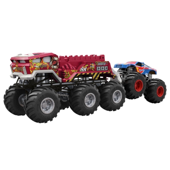 Imagine Hot Wheels Monster Truck Big Rigs mașinuța metalică cu 6 roți 5 Alarm, scară 1 la 64