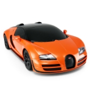 Imagine MASINA CU TELECOMANDA BUGATTI GRAND SPORT VITESSE PORTOCALIU CU SCARA 1 LA 24