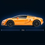 Imagine MASINA CU TELECOMANDA BUGATTI GRAND SPORT VITESSE PORTOCALIU CU SCARA 1 LA 24
