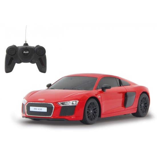 Imagine Mașină cu telecomandă Audi R8 roșu, scară 1:24