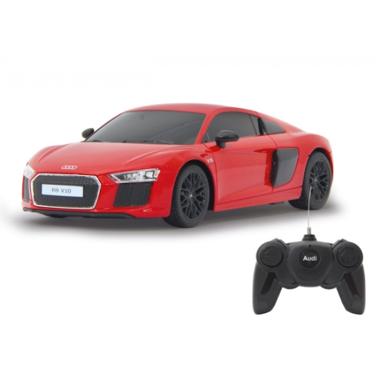 Imagine Mașină cu telecomandă Audi R8 roșu, scară 1:24