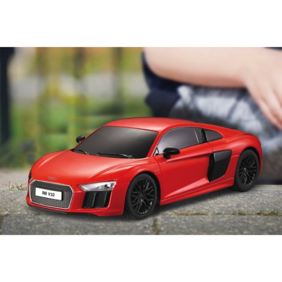 Imagine Mașină cu telecomandă Audi R8 roșu, scară 1:24