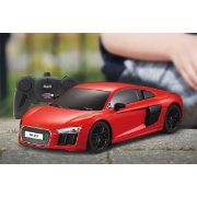 Imagine MASINA CU TELECOMANDA AUDI R8 ROSU CU SCARA 1 LA 24