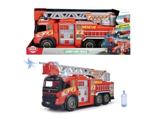 Imagine Dickie mașină de pompieri cu pulverizator de apă și scară 57cm