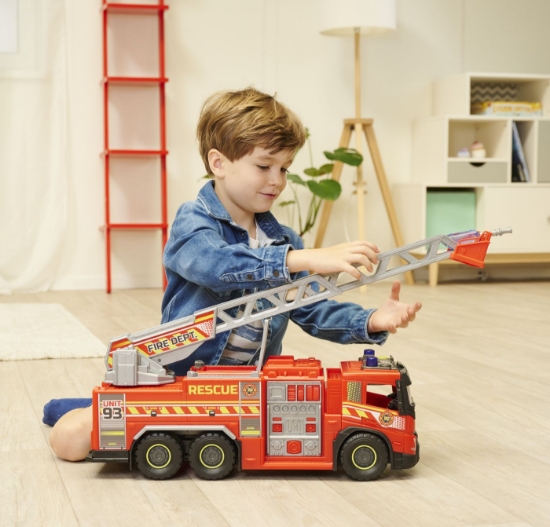 Imagine Dickie mașină de pompieri cu pulverizator de apă și scară 57cm
