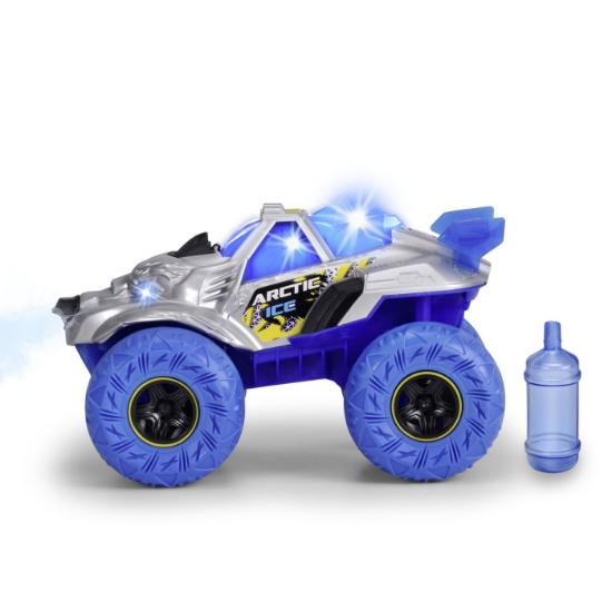 Imagine Dickie mașină de teren Arctic Ice Monster cu lumini, sunete, suspensii și funcție abur 25cm