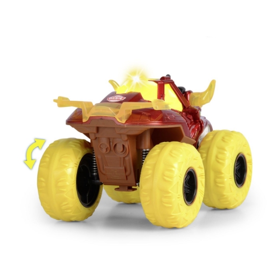 Imagine Dickie mașină de teren Flaming Fire Monster cu lumini, sunete, suspensii și funcție abur 25cm