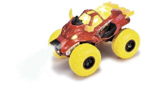 Imagine Dickie mașină de teren Flaming Fire Monster cu lumini, sunete, suspensii și funcție abur 25cm