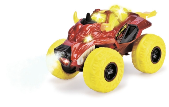 Imagine Dickie mașină de teren Flaming Fire Monster cu lumini, sunete, suspensii și funcție abur 25cm